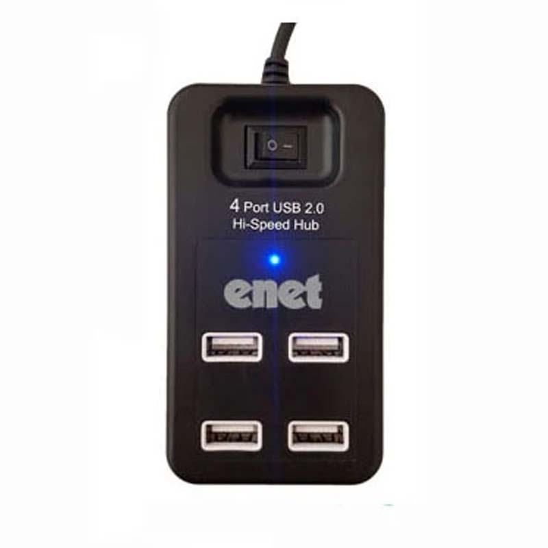 هاب USB 2.0 چهار پورت ای نت مدل e-1601 به طول 1.2m