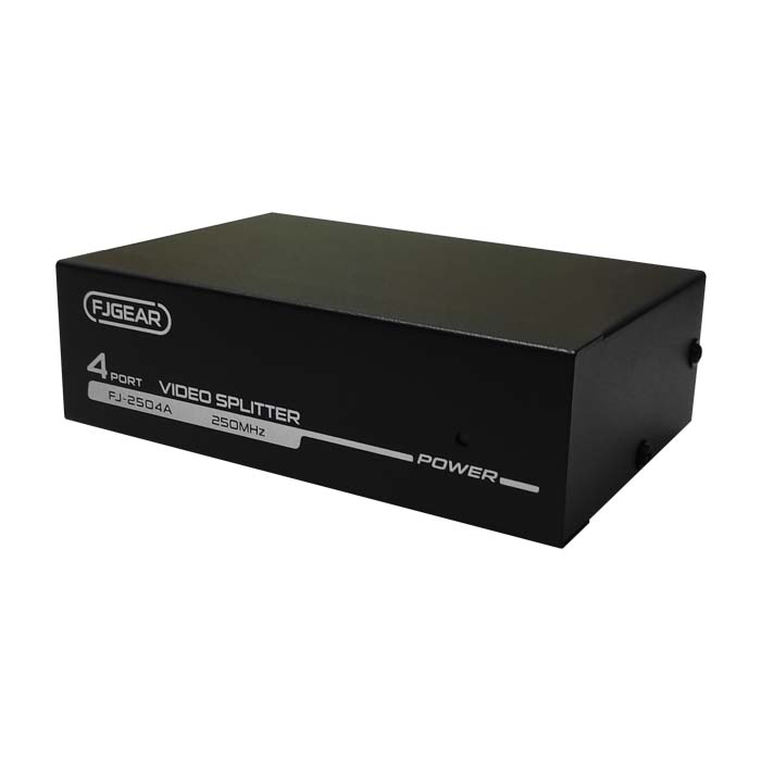 اسپليتر 1 به 4 VGA آداپتور دار مدل FJ-2504A