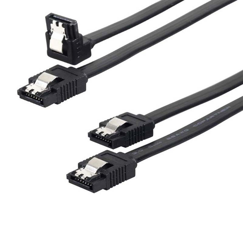 کابل ديتا SATA 3 مدل K51 قفل دار بسته 2 عددی