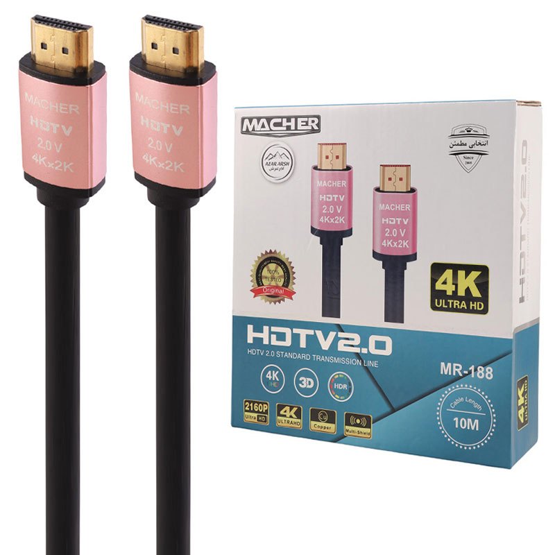 کابل HDMI 4k مچر مدل MR-188 به طول 10 متر