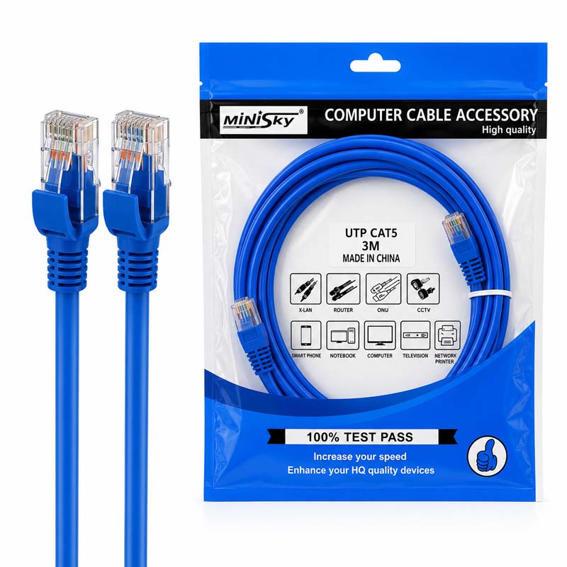 کابل شبکه Cat5 مینی اسکای به طول 30 متر
