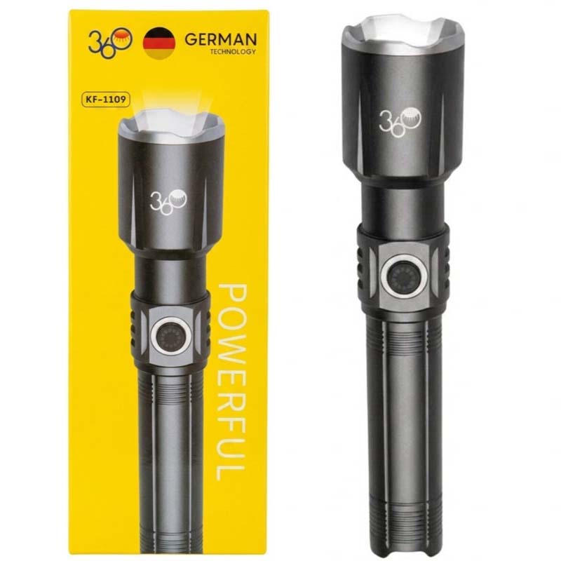 چراغ قوه شارژی 360 مدل KF-1106