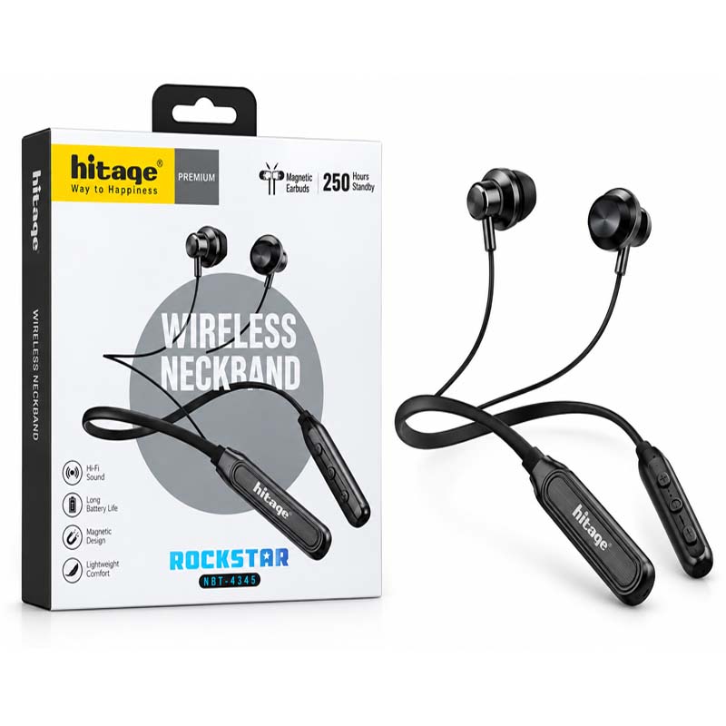 هندزفری بلوتوثی گردنی Hitage (هايتيج) مدل NBT-4345