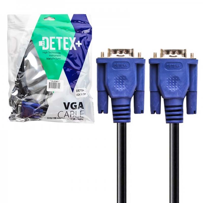 کابل VGA 3+2 دیتکس پلاس به طول 1.5 متر