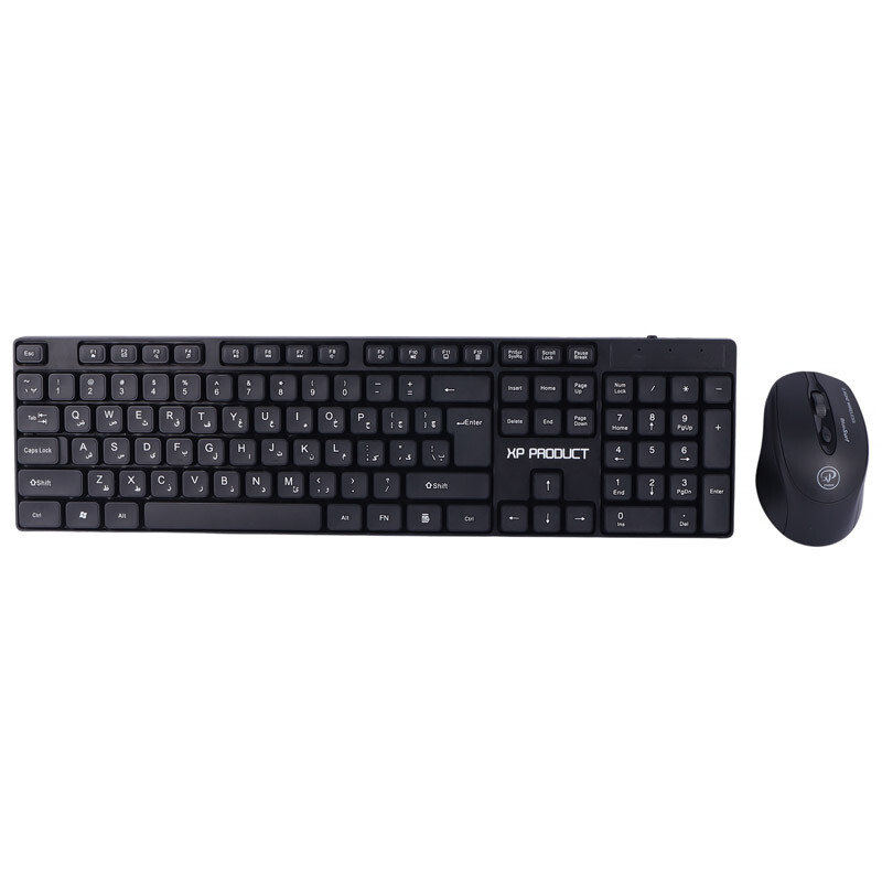 کیبورد و موس بی سیم ایکس پی مدل XP-5900