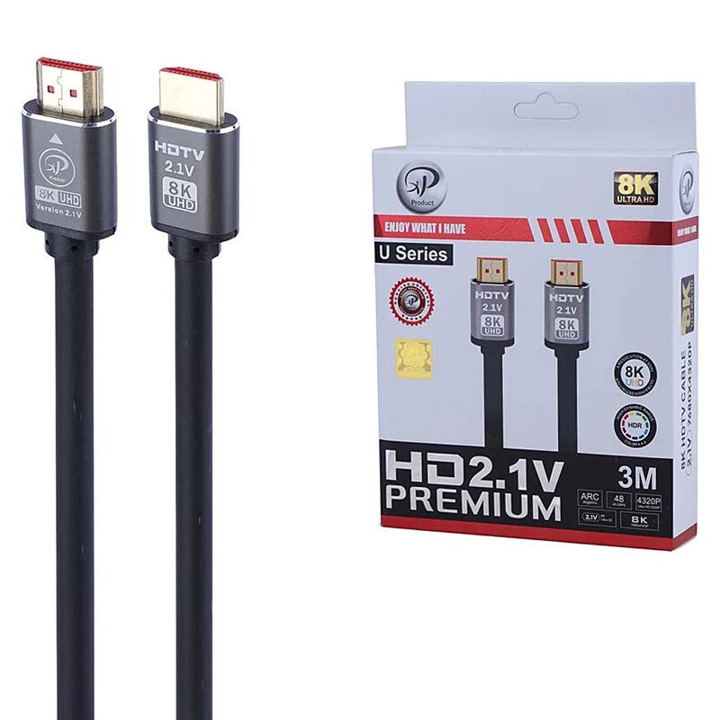 کابل HDMI 8k ايکس پی به طول 3 متر 