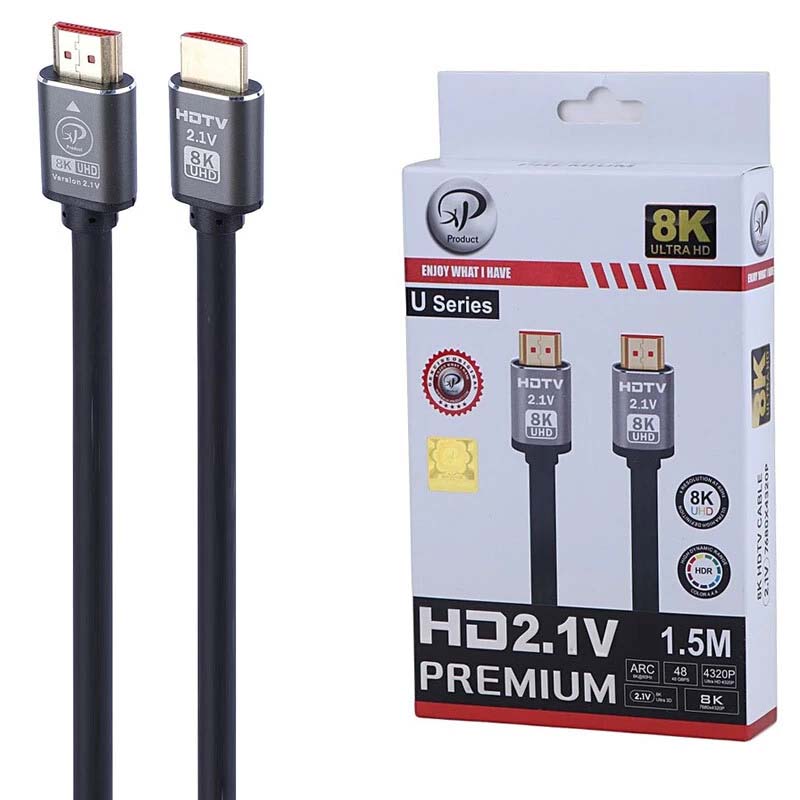 کابل HDMI 8k ايکس پی به طول 1.5 متر 