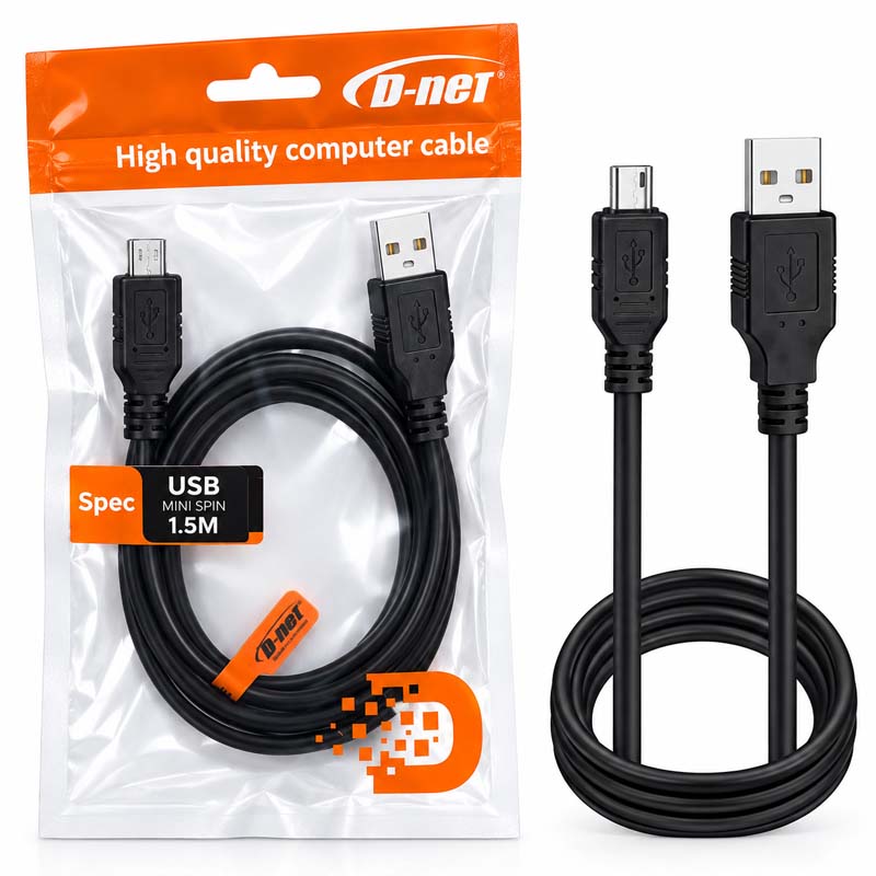 کابل ذوزنقه ای 5 پين به USB دی نت به طول 1.5 متر