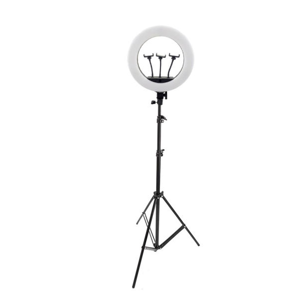 رینگ لایت 21 اینچ جیماری مدل FM-21R به همراه پایه MT-75